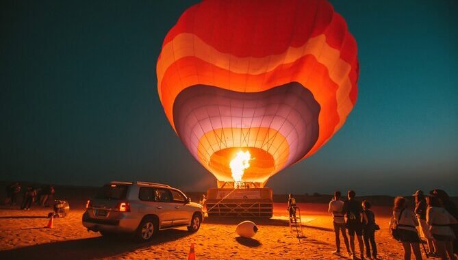 Desert Hot Air Balloon