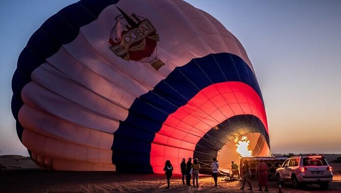 Desert Hot Air Balloon